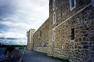 Fort Chambly river wall