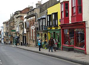 Glastonbury High street