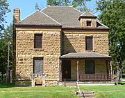 Jewell County, Kansas jail from E 1