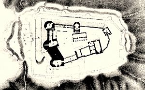 Krak des chevaliers - plan