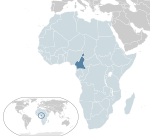 Location Cameroon AU Africa.svg