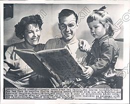 Mel Patton with family 1949