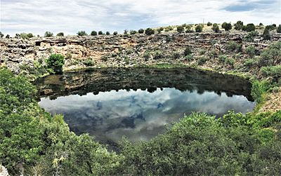 Montezuma Well crop