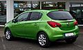 Opel Corsa 1.4 Turbo ecoFLEX Color Edition (E) – Heckansicht, 24. Oktober 2015, Münster