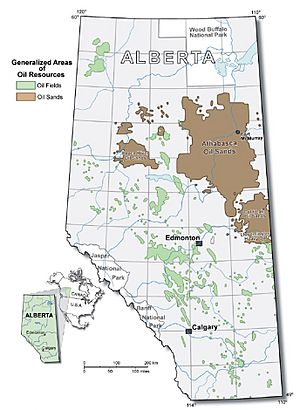 Petroleum resources in Alberta, according to the Argonne National Labs