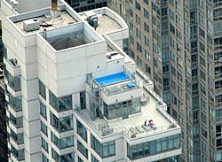 Rooftop pool NYC