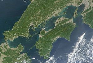 Seto Inland Sea satellite