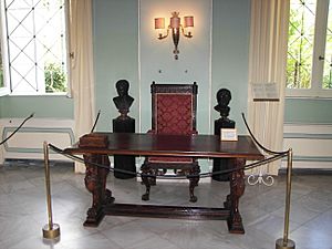 Sissi's desk in Achilleion