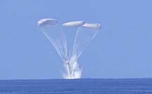 Srb splashdown