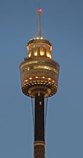 Sydney tower sunset