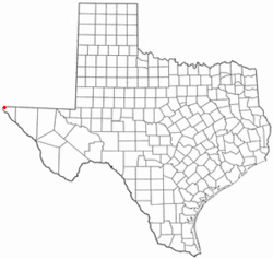 Location of Westway, Texas