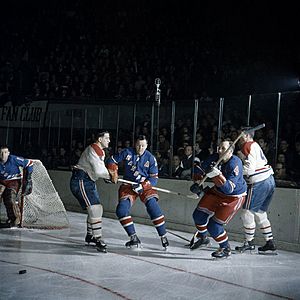 There's no action like hockey action by Louis Jaques