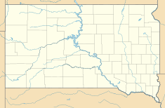 Cottonwood Springs Dam is located in South Dakota