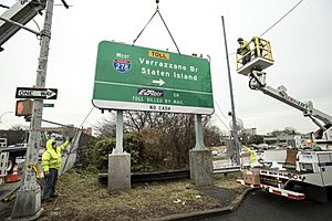 VerraZZano Bridge sign vc