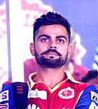 Virat Kohli at the 2015 IPL opening ceremony (cropped)