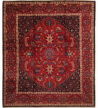 Antique Persian Mashad Rug