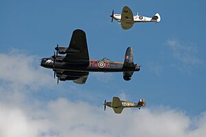 Battle of Britain Memorial Flight Waddington Airshow 2010