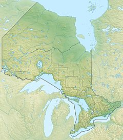 Nipissing River is located in Ontario