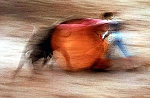 Ernst Haas photo of bullfighter, Spain, 1956