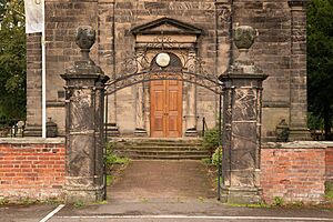 Gatepiers at Christ Church, Alsager