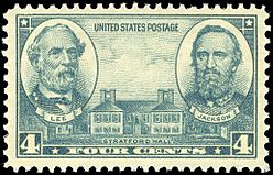 Generals Lee and Jackson-1937 Issue-4c