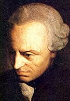 Painting of Immanuel Kant