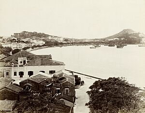 Lai Afong, view of Macau, 1870s-1890s