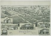 Old map-Wolfe City-1891