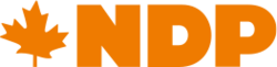 Orange NDP logo English.svg