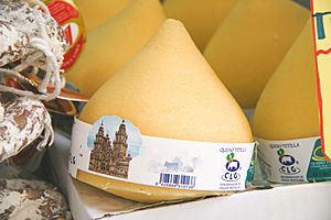 Queso tetilla-Mercado