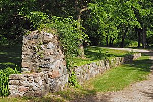 Rand House garden walls