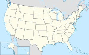 Map of the United States highlighting Rhode Island