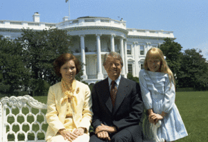 Rosalynn, Jimmy, and Amy Carter