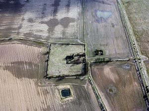 Saltcoats Castle Aerial