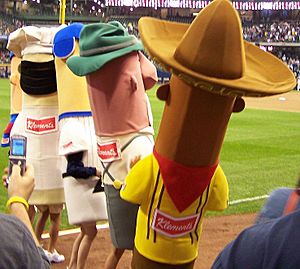 Sausage race start