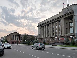 Stalinist architecture in Krasnoyarsk