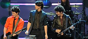 The Jonas Brothers perform at the Kids' Inaugural cropped.jpg