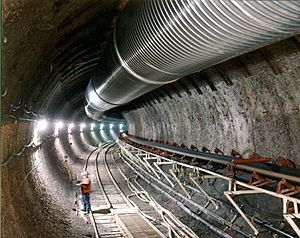 Yucca Mountain tunnel