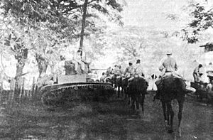 26th Cavalry PI Scouts moving into Pozorrubio