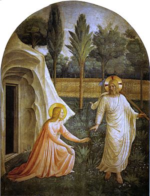 Angelico, noli me tangere