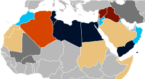 Arab Spring map