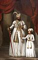 Azim-ud-Daula, Nawab of the Carnatic and His Son Azam Jah