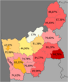 Belarusians in Hrodzienskaja voblasć, Belarus (2009 census)