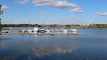 Branched Oak Lake marina 2