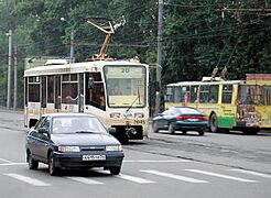 Chelyabinsk tramway, trolleybus and cars