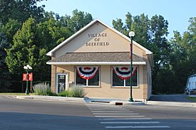 Village Hall along W. River Street