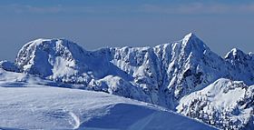 Diobsud Buttes in winter