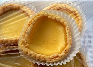 Egg custard tart by Stu Spivack