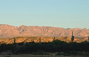 Galiuro Mts near San Manuel