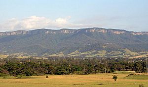 Illawarra Escarpment west of Albion Park